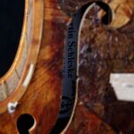F-hole of the stingray-skin violin
