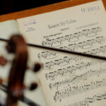 Noten des Stücks "Konzert für Violine"